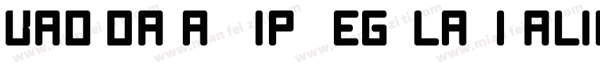 Bad DataTrip Regular Italic字体转换